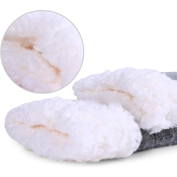 1 Par Kvinnor Kvinnor Vinter Varm Mjuk Fluffig Bed Socks