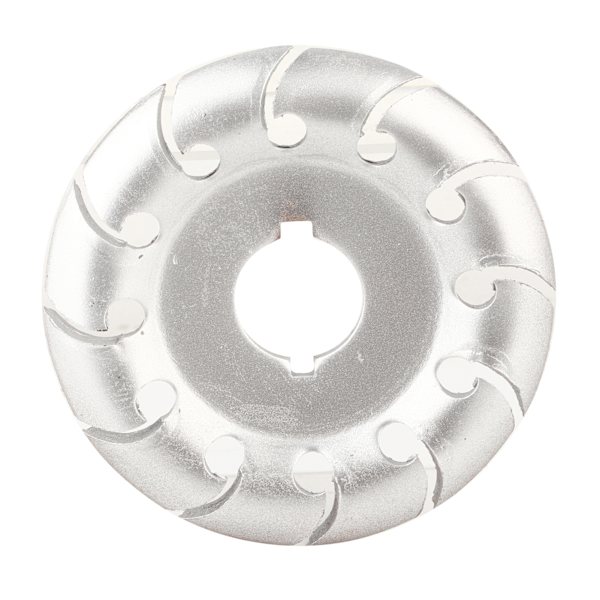 12-hampainen puunveistoterä kulmahiomakoneelle, mangaaniteräs, hopea, kovettunut, 65 x 16 mm