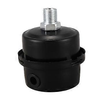 Inntaksfilter Lyddemper 1/4BSP 13mm Gjenge Svart