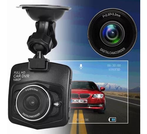 Kompakt Dash Cam-videoopptaker for biler, nattsyn 170° vidvinkelobjektiv Dash Cam med G-sensor parkeringsovervåking, loop-opptak bevegelse