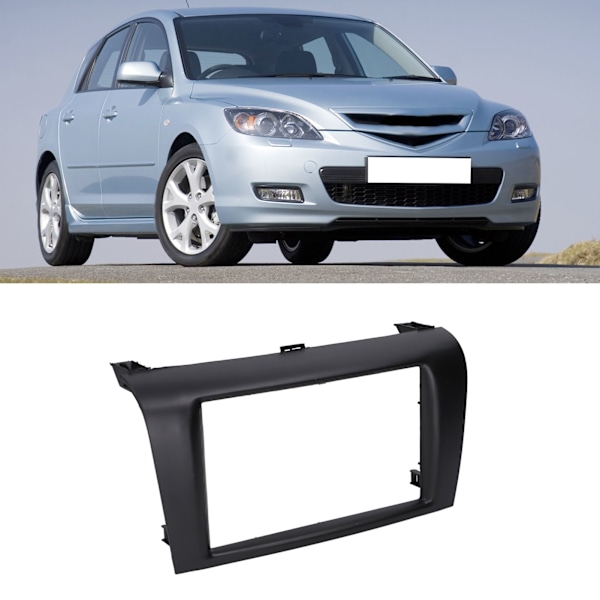 2DIN Bilstereo Radio Fascia Instrumentbräda GPS Navigation Trim Ersättning för MAZDA 3 2004‑2008