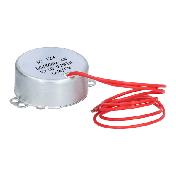 2 st Mikro Motor CW/CCW Riktning Synkron Elöverföring Delar AC12V 8‑10R/MIN 4W