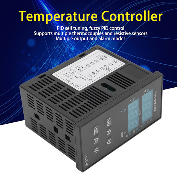 Digital Temperaturregulator med PID-styring Termostat til Varmepresse 100‑240V