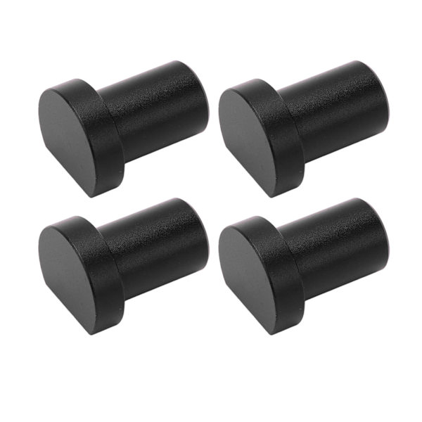 4 stk. Bench Dogs 19mm Diameter Arbejdsbænk Peg Aluminium Legering Høj Styrke Træbearbejdning Desktop Stop Tenon Sort