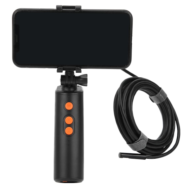 F280 1080P Endoskop 2MP 8mm WIFI Dobbeltlinse Boroskop Kloakk Kamera Inspeksjon IP68 Vanntett (2m / 6.6ft)