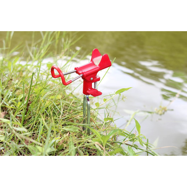 2-Pack fiskestangholder for Bank Fishing Ground Support Stand