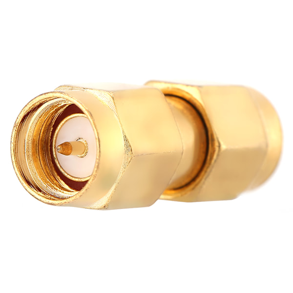 5 stk RF SMA Hann til SMA Hann Plugg Rett Koaksial Kontakt Adaptersett