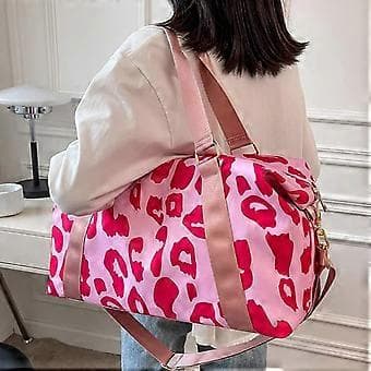 Store Rejsetasker til Kvinder Weekendtasker med Skulderrem Ko Leopard Aztec