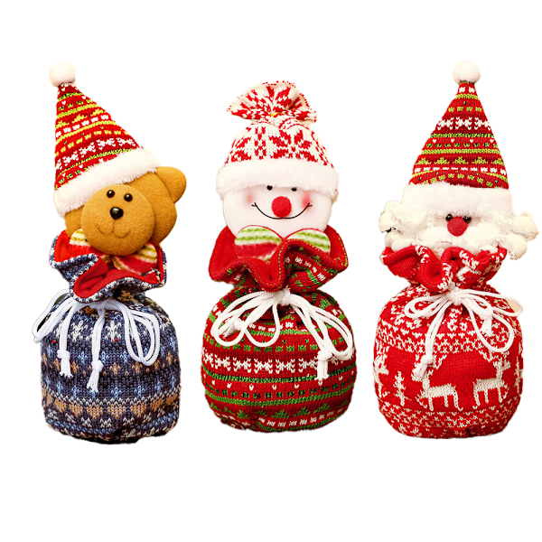Julklappspåse med dragsko, julklappspåsar