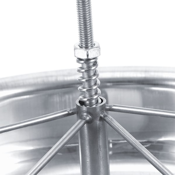 Griskefoder Skål Rustfrit Stål Griske Materiale Fyld Skål Griskefodertrug (36cm)