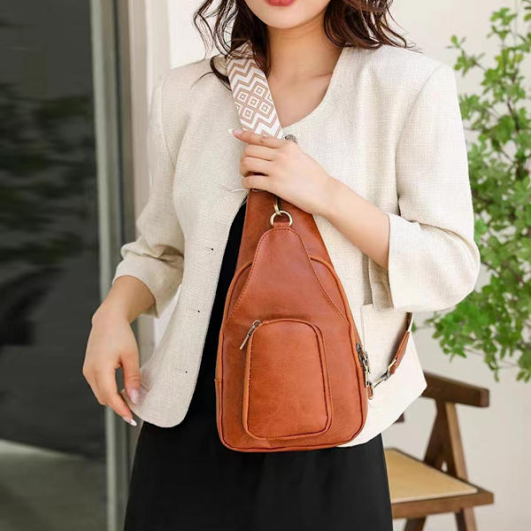 Sling Bag for Women Crossbody, PU Leather Small Sling bags