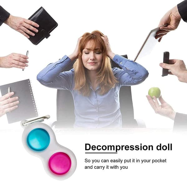 Grøn Orange Deformationsboble Finger Dekompression Pioneren