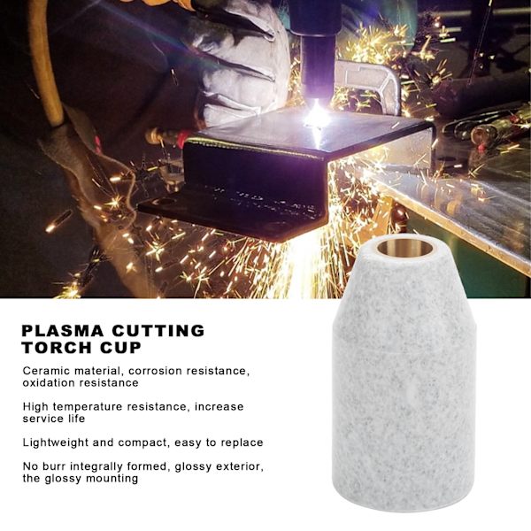Plasma Skærebrænderkop Keramisk Skærerstatning Industrielt Tilbehør 9‑8218