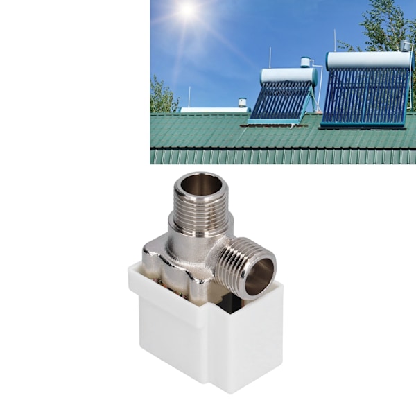 Solenoidventil Automatisk Vandforsyning Kontrol Elektrisk Solenoidventil til Solvarmvandsbeholder DC24V