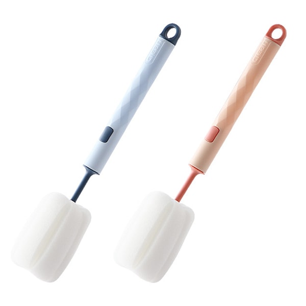 Nappflaska Borste, Ergonomisk Handtagsdesign För Enkelt Grepp, Avtagbart Svamphuvud Säkerställer Hygienisk Rengöring, Mjukt Elastiskt Svampmaterial