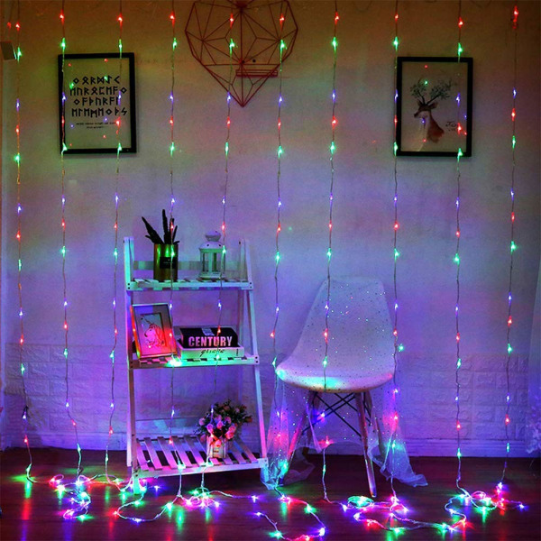 Gardin Led Kobbertråd Lys Udendørs Gardin Lys Led Vandtæt Kugle Lys Udendørs USB Led Lys Hvid Dekor Soveværelse Atmosfære Lys PVC