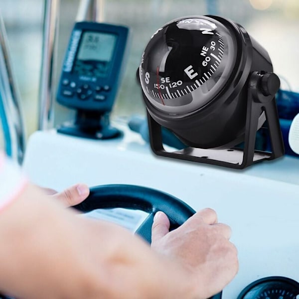 Digitalt Navigationssystem för Båtar och Bilar, med Justerbart Monteringsfäste, Enkel Installation och Daglig Vattentät Design, Idealisk för Marin Miljö
