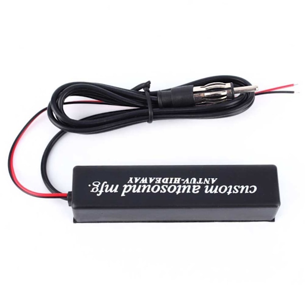 12V Universal Bil Motorcykel Stereo Radio Elektronisk Dold Antenn FM AM Förstärkt AP