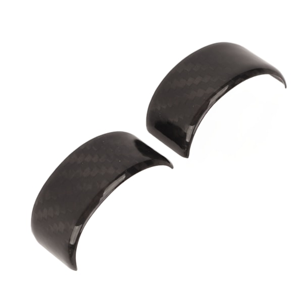 Ratstyre Trim Cirkel Kulfiber Ratstyre Trim Ring Dæksel Udskiftning til Chevy Corvette C8 2020 til 2023
