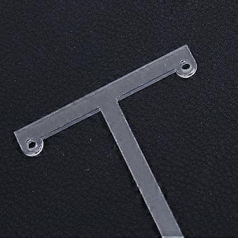 3 stk./sæt Akryl Øreringe Stand Holder T-form Ørestikker Display Stativ Smykke Organizer (Tynd Version)