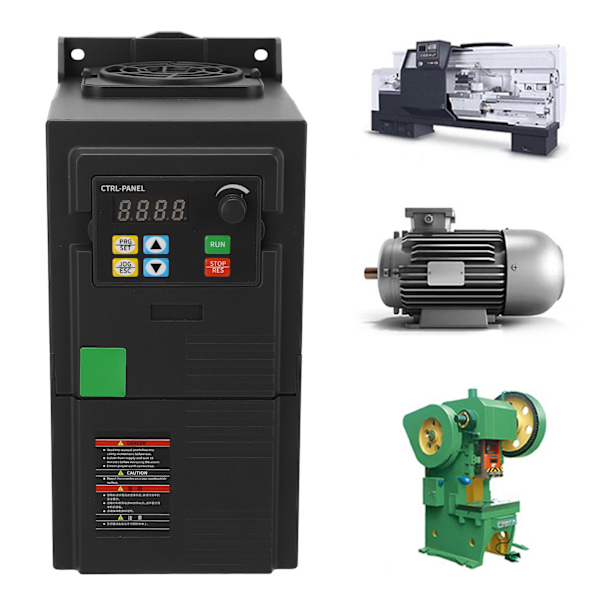 Vektorfrekvensomformare 3-fas 5,5 kW Universal Vector VFD 340‑440V Ingång 0‑44V Utgång