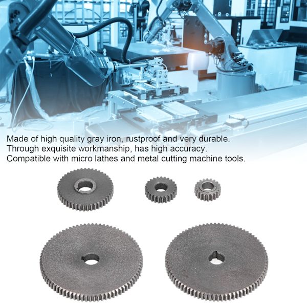 5-pack Fräsverktygssats för svarv, metall, mini T80 T45 T25 T20, tillbehör, ersättningsset för skärning