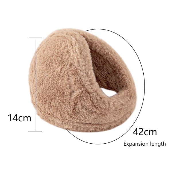 Winter Earmuffs for  Unisex Fold  Ear Muffs Ear Warmer Back