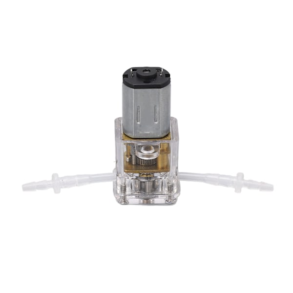 Mini Peristaltisk Pump Transparent Skal 1ml/min Flöde 0.001m Lyfthöjd Vätskedoseringspump för Skönhet Medicinskt Instrument 3V 60ma
