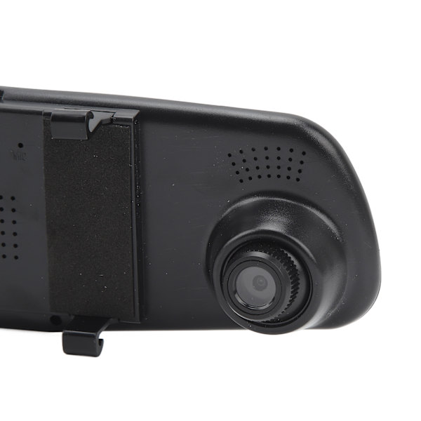 4,3 Tums Spegel Dash Cam 1080P HD Dubbla Linser Anti-Bländning Parkeringssensor Smart Backspegelkamera Med Minneskort 32g