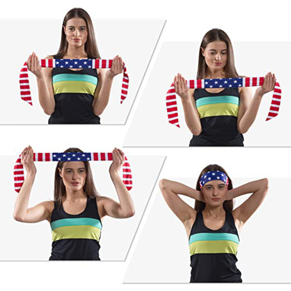 USA Patriots American Flag Sports Bandana for menn og kvinner: