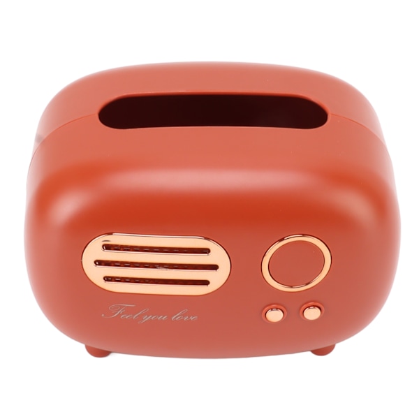 Praktisk Dekorativ Servettbox, Retro Radio Design för Exklusiva Hotell, Barer, Kaféer, Bekväm Placering Säkerställer Enkel Åtkomst, Lätt att Använda