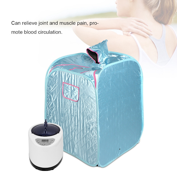Hjemmebrug Vandafvisende Foldbar Damp Sauna Box Damptelt Spa Maskine til Dampbad US Stik 110V