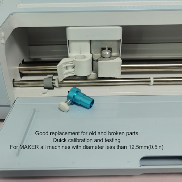 Universal penn-adapter i aluminiumlegering for skjæremaskin, for MAKER 12,5 mm