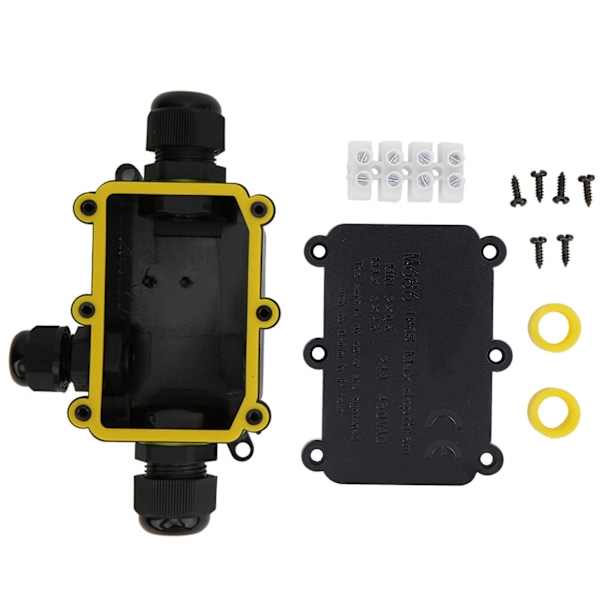 IP68 Plast Kopplingsplåta 5m Under Vatten Elektronisk Anslutningslåda T100 450VAC 24A UL94V‑2