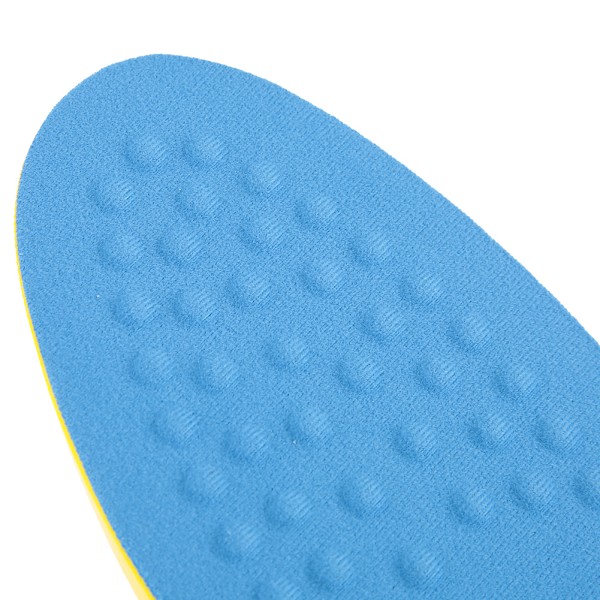 Ortopædiske Indlægssåler X/O Form Benkorrektion Flade Fødder Buestøtte Fodmassager Blå M 25.5cm（38-40）