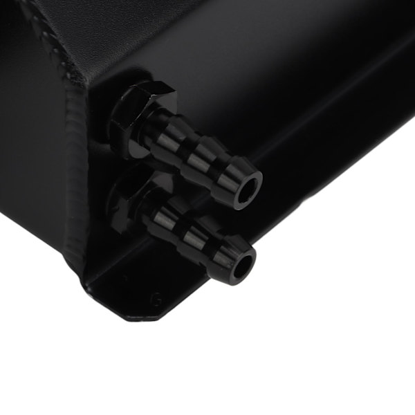 Kølemiddel Overløbstank Aluminium Legering 2L Kapacitet Universal Radiator Reservoir Tank til De Fleste Biler Sort