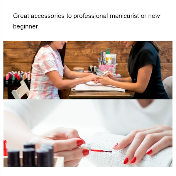 40 Farver Manicure Polish Gel Farvevisning Øvelsesværktøj Hvid