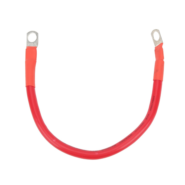 11.8in Jordledning 4AWG 25mm² 150A Fleksibel Jordkabel Universal til Batteri Inverter Rød
