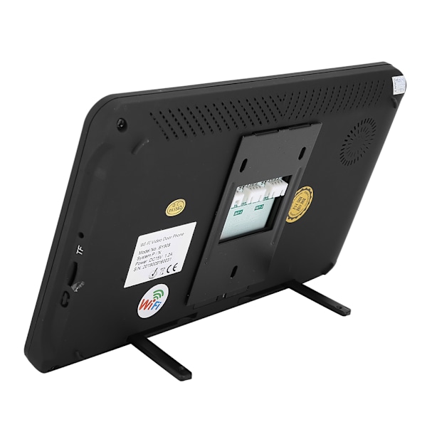 1080P HD 9 tommer Videodørtelefon Kablet Wifi Ansigt Fingeraftryk Adgangskode RFID Dørtelefon 100-240VUS