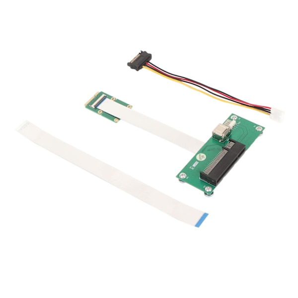 Mini PCIE till PCIE Express 8X Förlängningssladd USB Riser-kort med Magnetisk Pad Höghastighets FPC-kabel Horisontell Montering