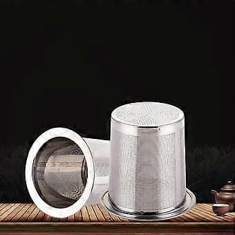Kaffefilter i rustfrit stål, tefilter til hjemmekøkken, kaffebar (7 cm)