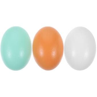 3 stk. Tre Egg Påskeegg Tre Egg Rekvisitt Påske Graffiti Leke for DIY Maling