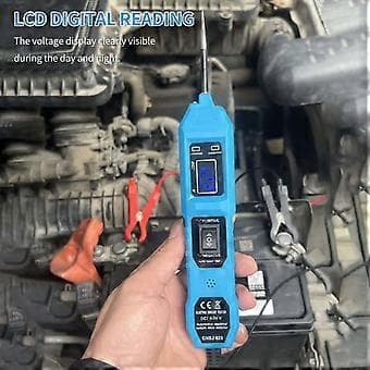 3.5-36V Digital Bil Strømkrets Elektrisk Tester Probe Testlys
