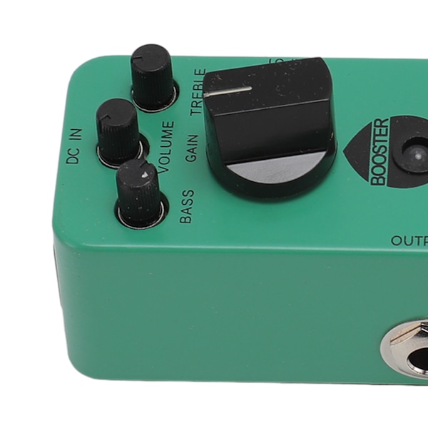 Elektrisk Gitarr Effektpedal Rattjustering Gain Distortion Gitarrpedal Ersättning Grön DC 9V