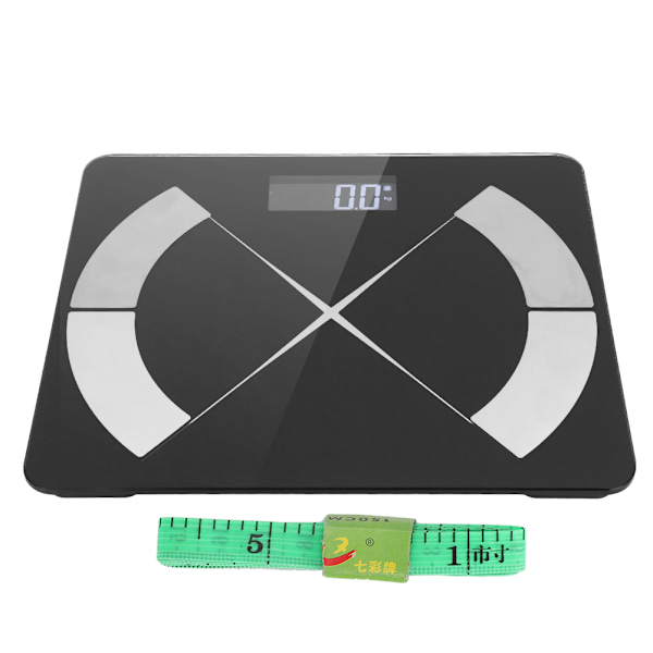 Bluetooth-monitointi, monitoiminen langaton elektroninen vaaka BMI-mittauksella, kehon rasvan mittaus, kotitalouskäyttöön
