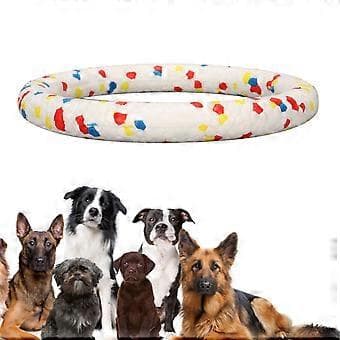 Hund Flygende Ring Leker Flytende Interaktive Elastiske ETPU Bitebestandig Kjæledyr Flygende Disker Ring Leke for Hund
