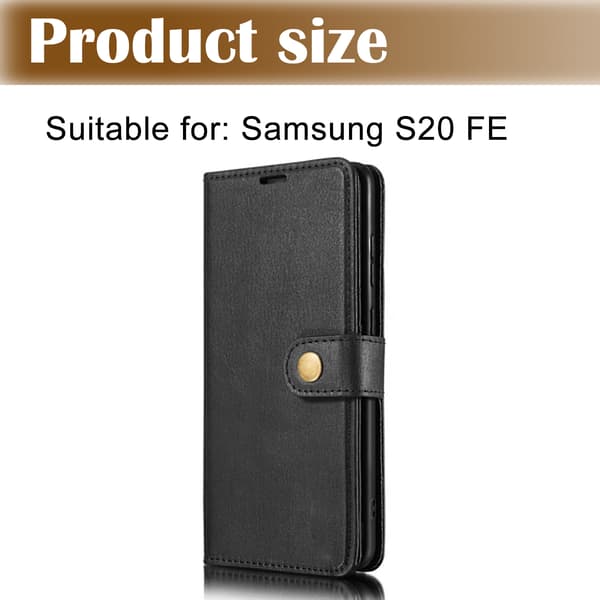 Samsung Galaxy S20 FE - DG.MING 2-i-1 Magnetisk Etui - Sort