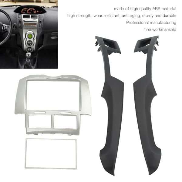 2Din Auton Kehyksen Stereo Kojelaudan Radiokehyksen Vaihto Yaris Vitz Platz 2005‑2011
