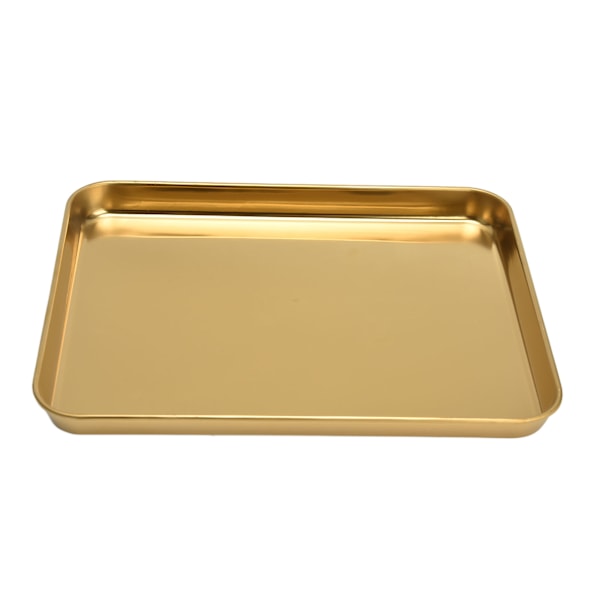 Mångsidig Multifunktionell Tallrik, Bakplåtar i Rostfritt Stål Med Rundade Kanter För Skolmatsalar Hotell Hemmakök (12.2x9.44in)