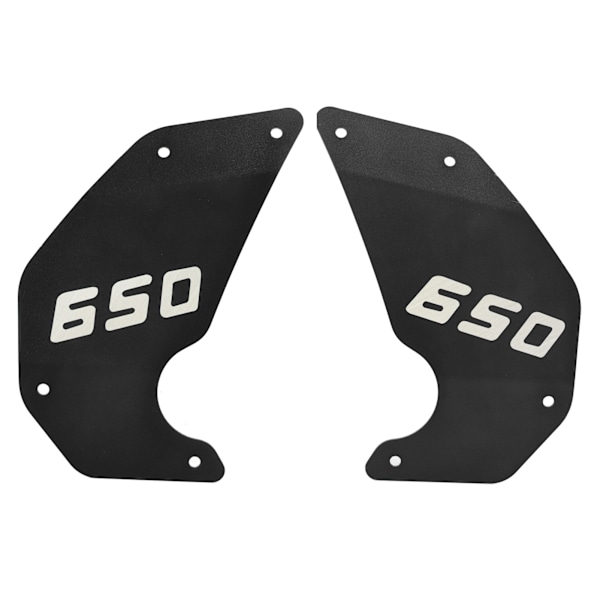 2 stk. Motorcykel Side Cover Ramme Panel Plade Udskiftning til Kawasaki Vulcan S 650 2015‑2021 Sort